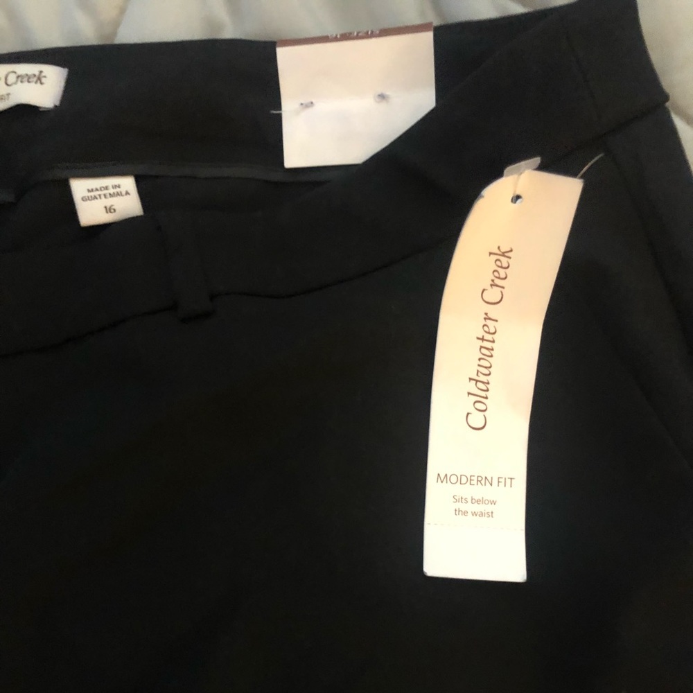 Coldwater Creek Black Trousers
